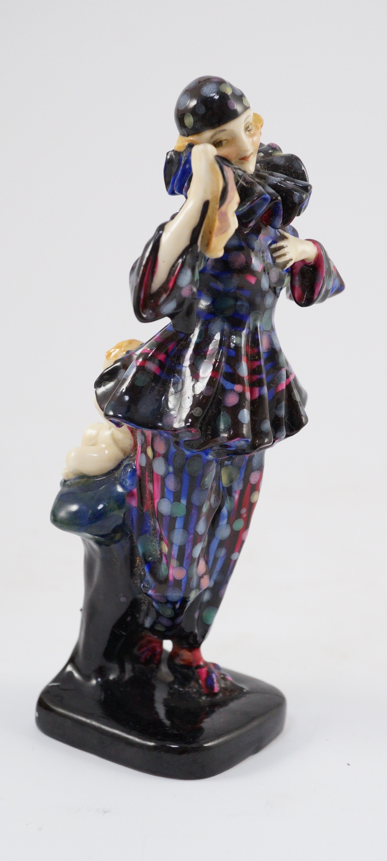 A rare Royal Doulton figure 'The Mask' HN1271, 16.4cm high, crack to base